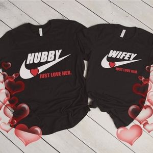 Valintines Couples tee shirts you get 2 shirts